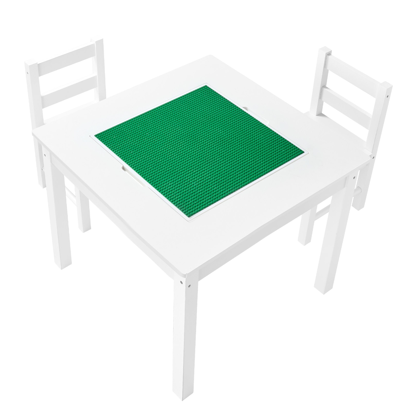 Kids Activity Table And Chairs Set With Storage For Toddlers_voghion.com